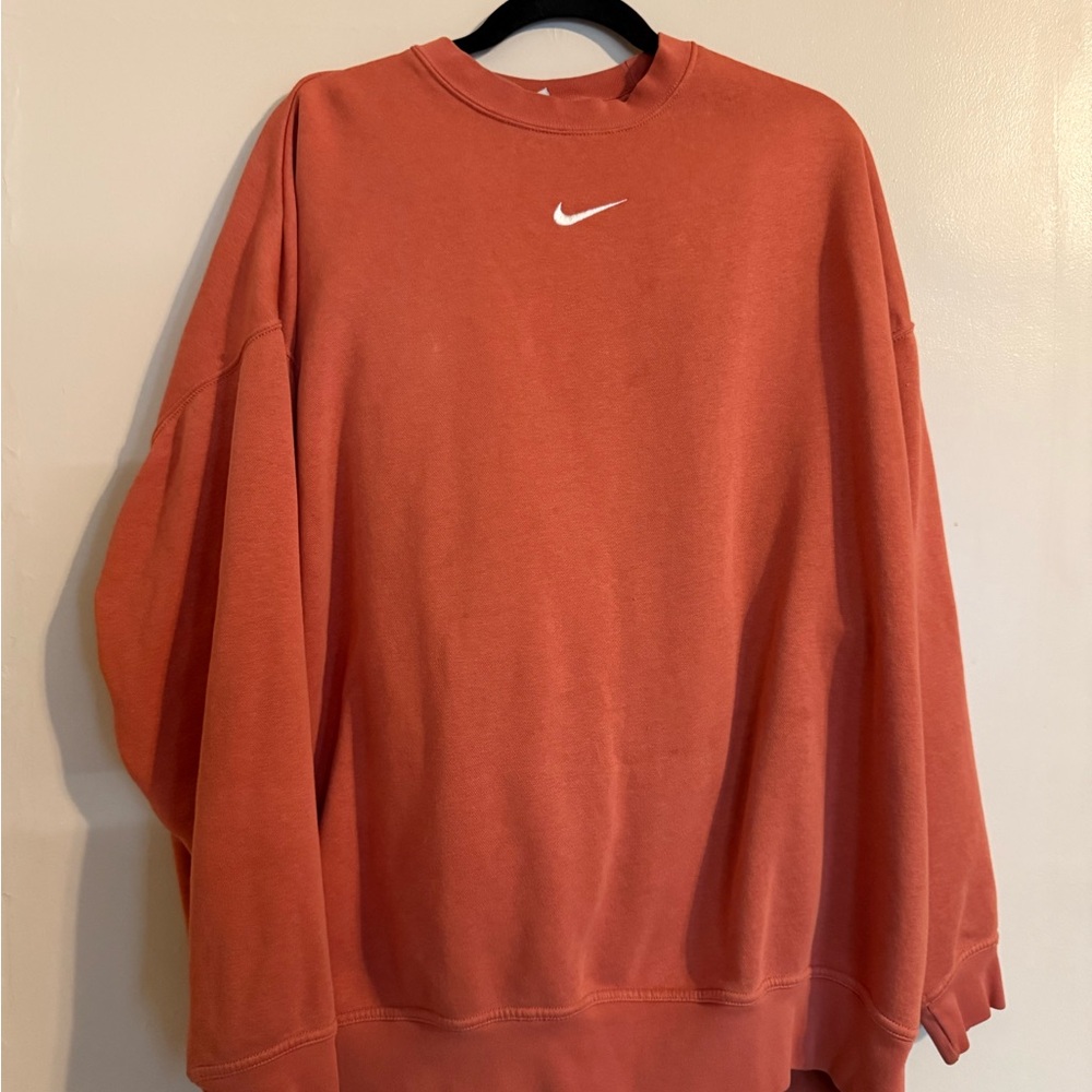 Nike women’s crewneck sweatsuit outfit oversized feel size large extra large